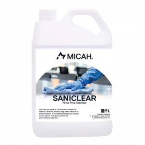 Micah SaniClear Rinse Free Sanitiser 5L