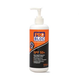 Pro Block Sunscreen SPF50+ 500ml Pump Pack