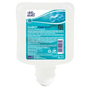 Deb OxyBac Antibacterial Foam Soap - 6 X 1L Pods