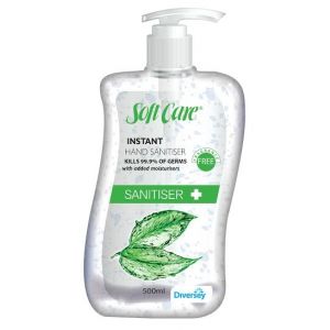 Softcare Instant hand sanitiser 500ml pump