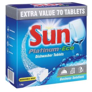 Sun Platinum Dishwashing Tablets 70's