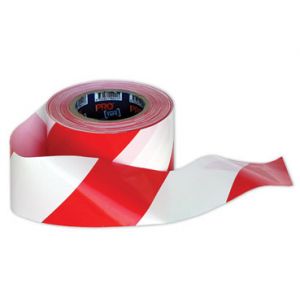 Barrier Tape Red White - 100m