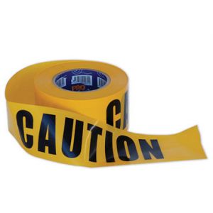 Barrier Tape CAUTION Yellow Black - 100m