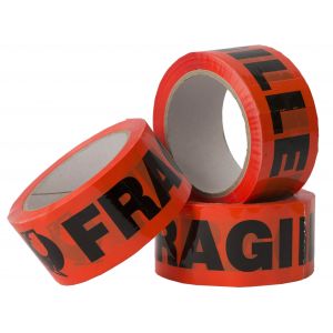 Fragile Tape Fluro Orange - 1 Roll