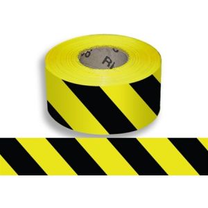 Heavy Duty Yellow & Black Self Adhesive Tape - 48mm x 25m Roll 