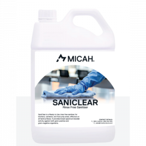 Micah SaniClear Rinse Free Sanitiser 5L