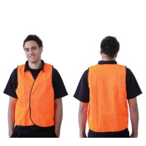 Fluoro Orange Safety Vest Day Use