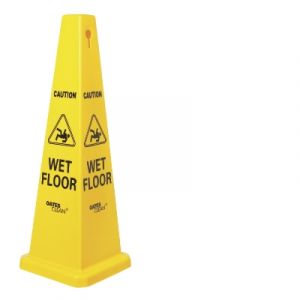 Large Cleaners Safety Sign - Caution Wet Floor 