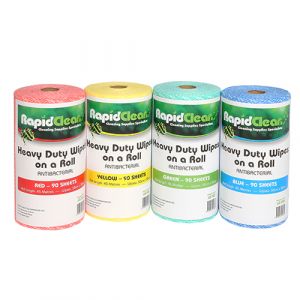 RapidClean Anti Bacterial Wipes - 45m Roll