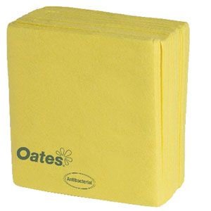 Oates Heavy Duty Wipes Yellow - Pk20