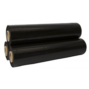 Hand Pallet Wrap 25um Black Cast - 500mm W x Roll 360m 