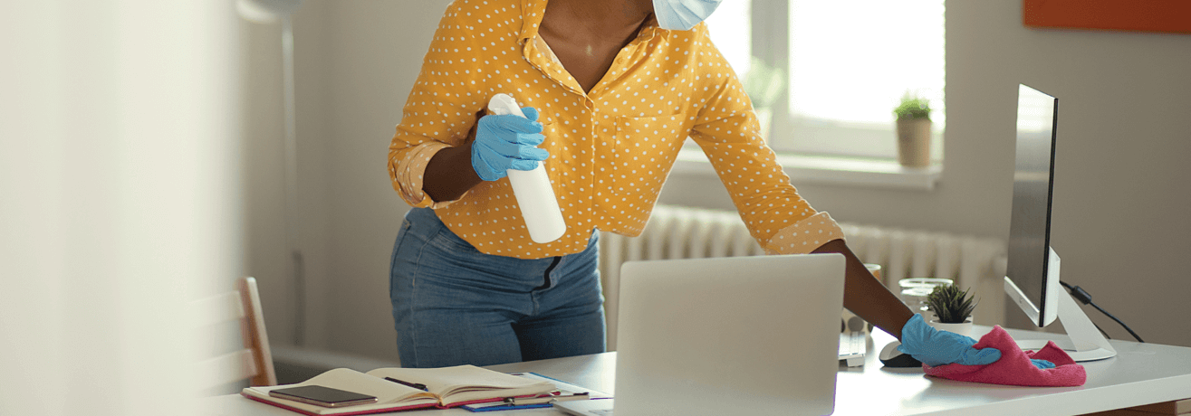 Lady Cleaning