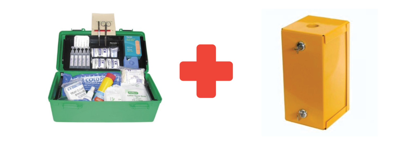 First Aid Kits and Sharps Containers